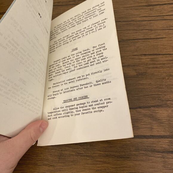 Seafood From Camden County Georgia VTG Cookbook Regional Local - Picture 3 of 4